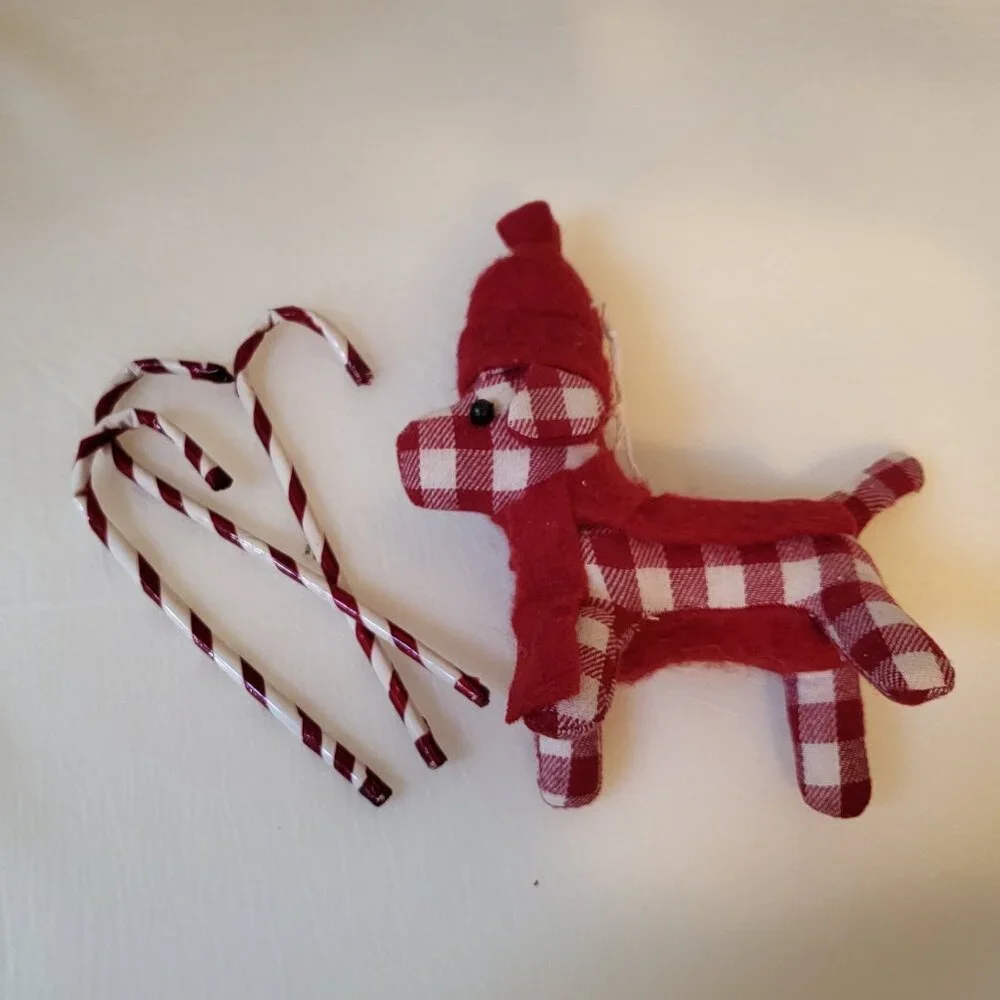 Holiday Time red plaid